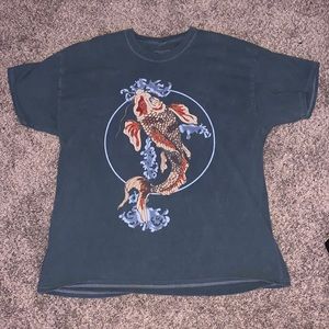 Oversized urban graphic tee